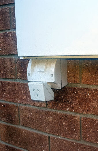 Outdoor Power Point Installation